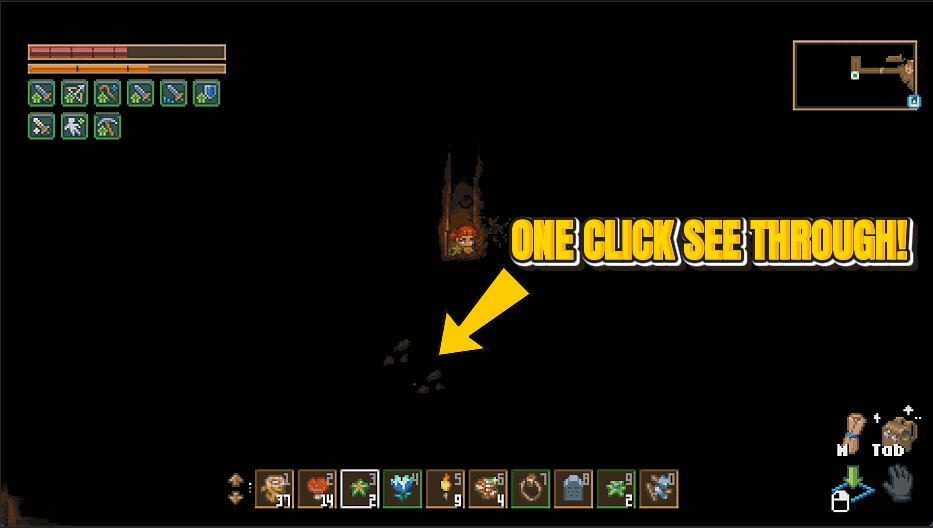 Core Keeper — Ore Sense (See Through Rock) (screenshot 2)